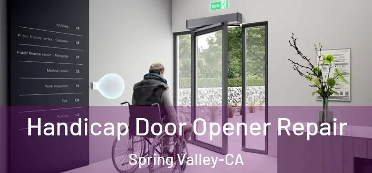  Handicap Door Opener Repair Spring Valley-CA